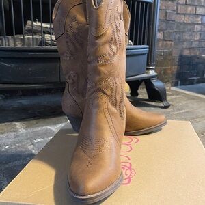 Brown Western Cowboy Boots